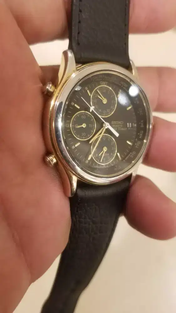 Seiko worldtime gmt quartz