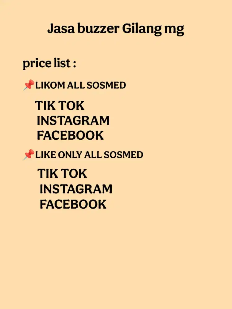 JASA BUZZER SOSMED GILANG