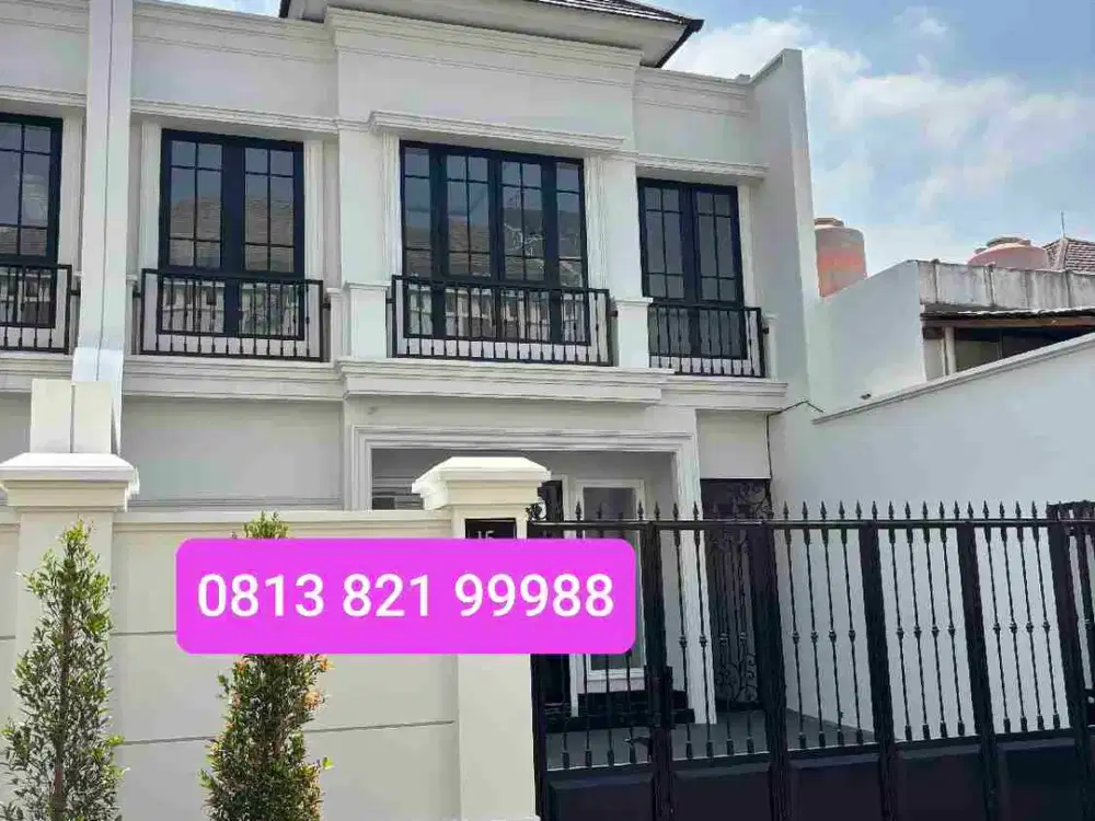 Dijual Rumah Baru Cempaka Putih Tengah American Klasik Jakarta Pusat