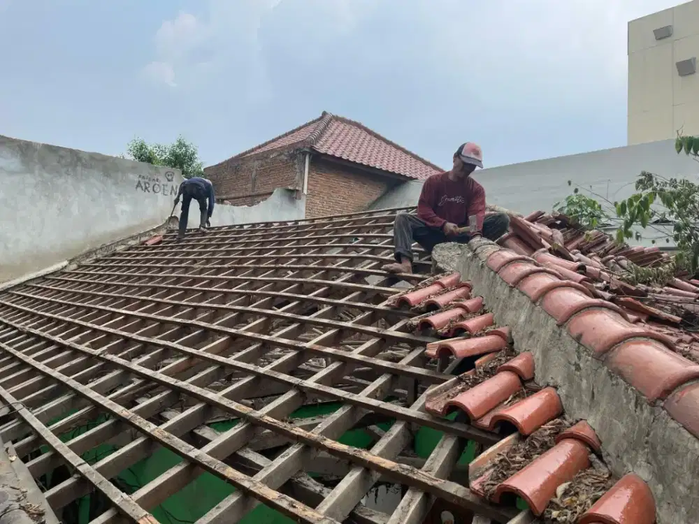 Renovasi atap+baja