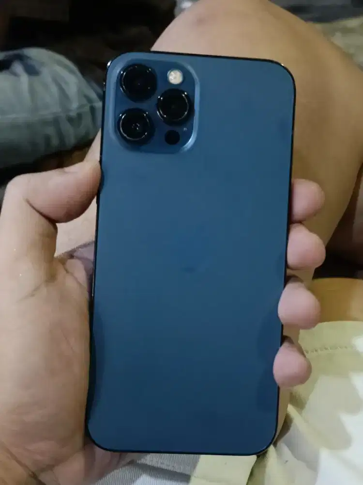 Iphone 12 promax 128GB P.BLUE fullset no minus