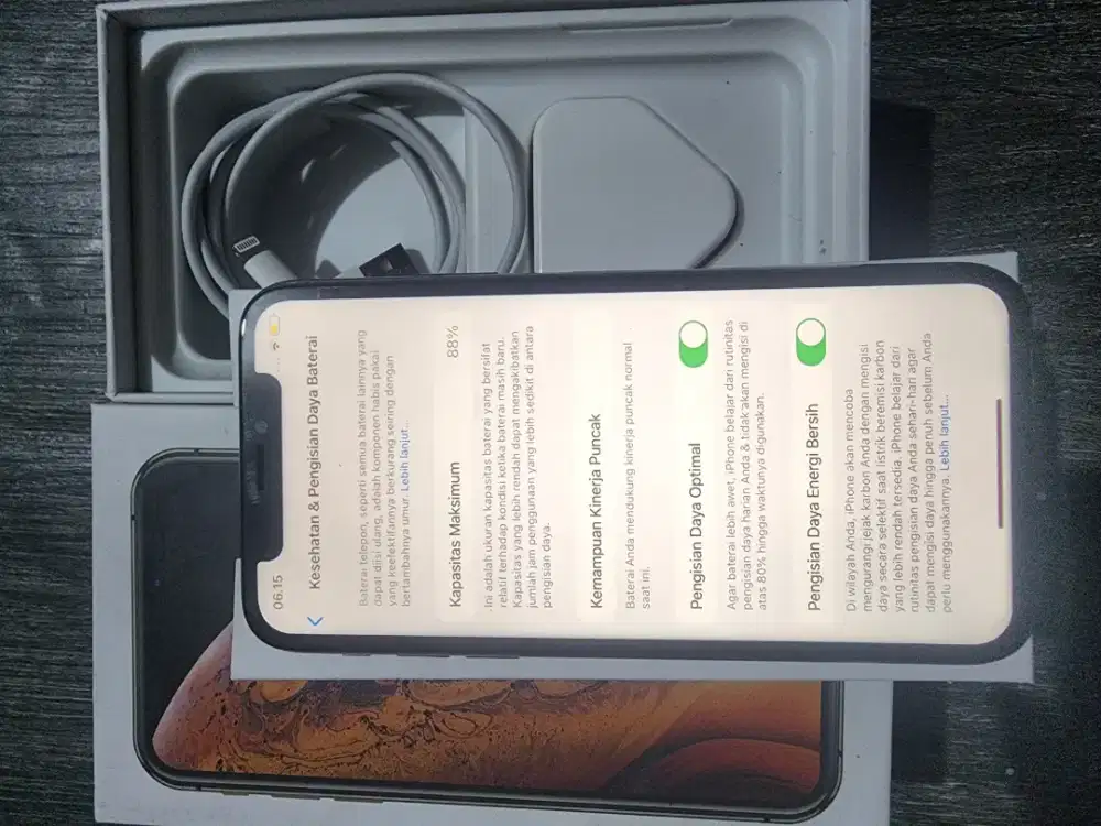 Iphone xs 512gb ex inter imei regist warna gold