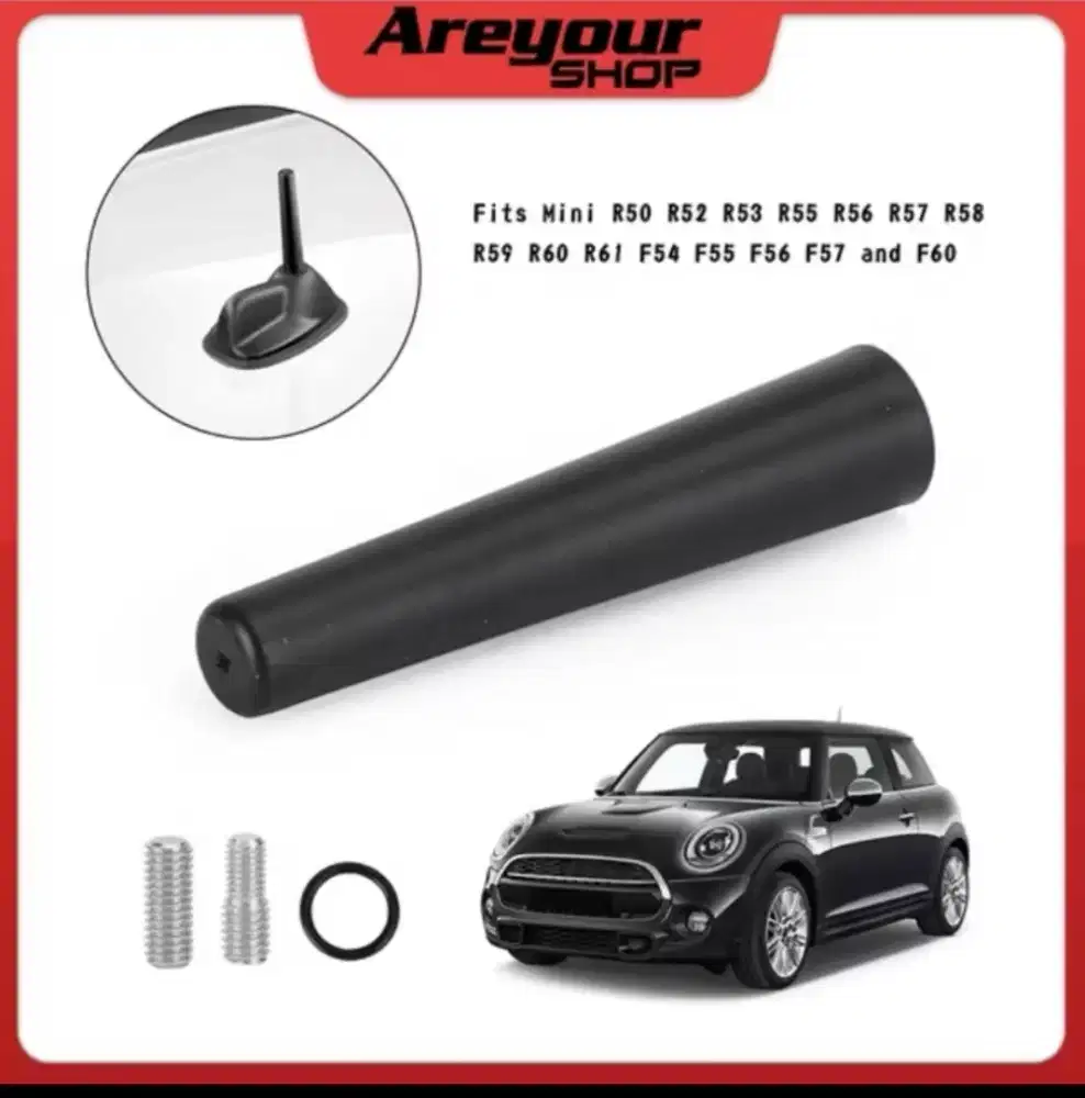 Antena Mini Mobil Universal Like BWM Mini Cooper
