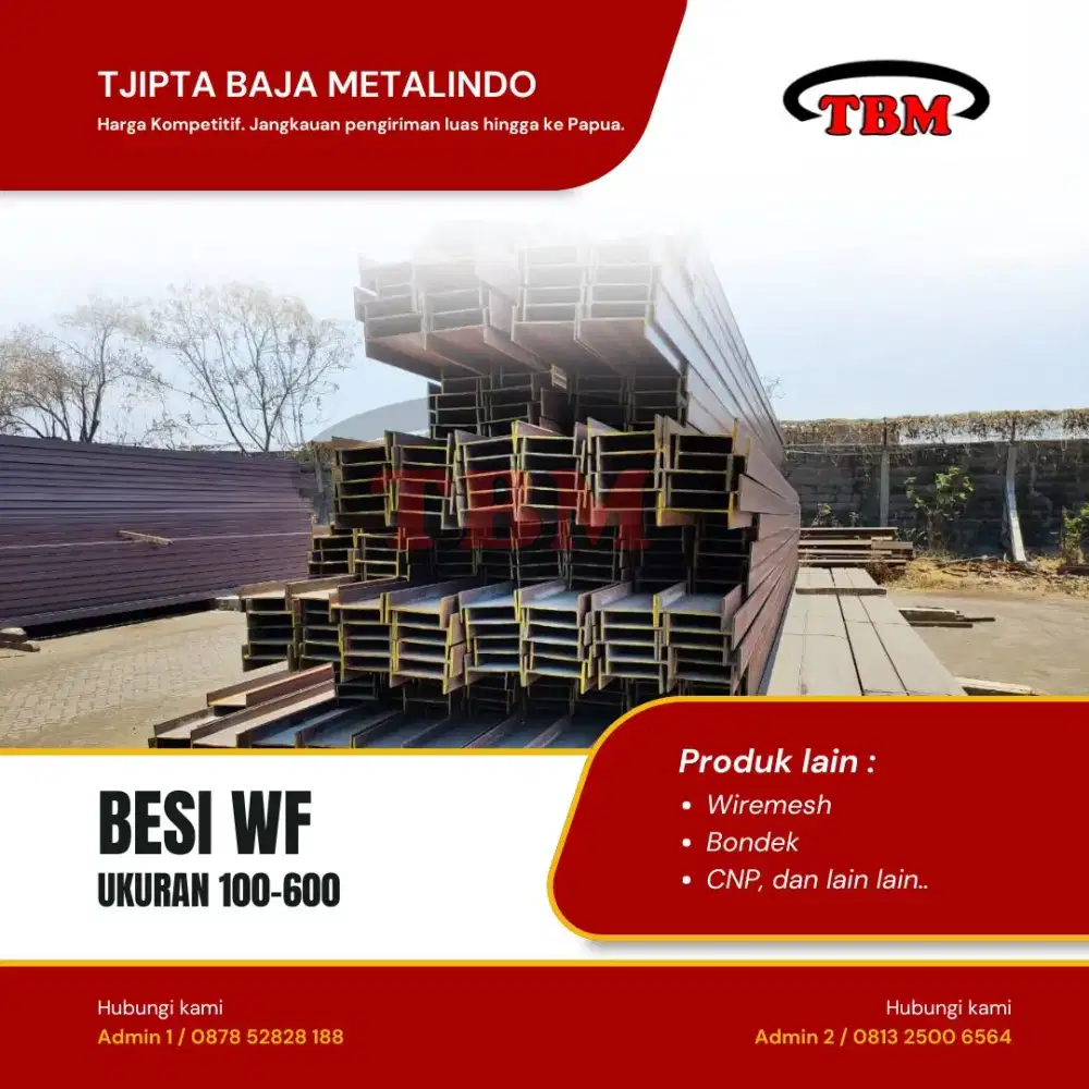 Besi WF 150 Panjang 12 meter SNI Ready