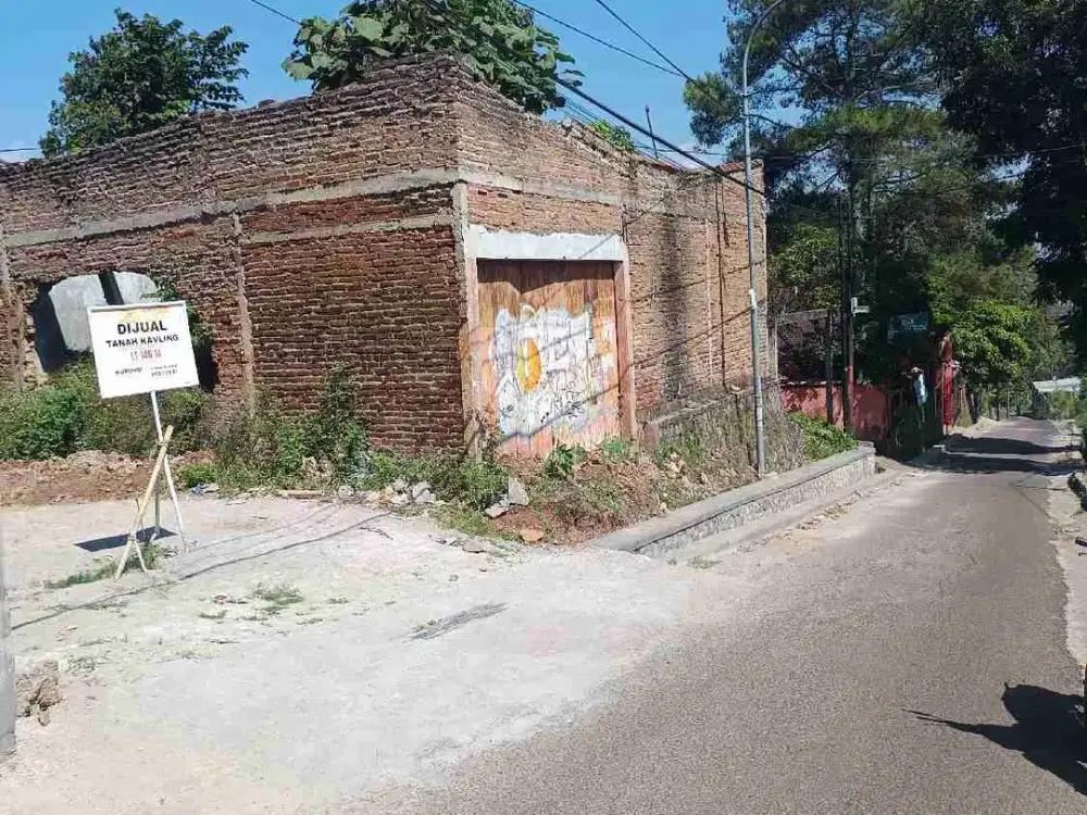 Tanah kavling pinggir jalan sudah di benteng