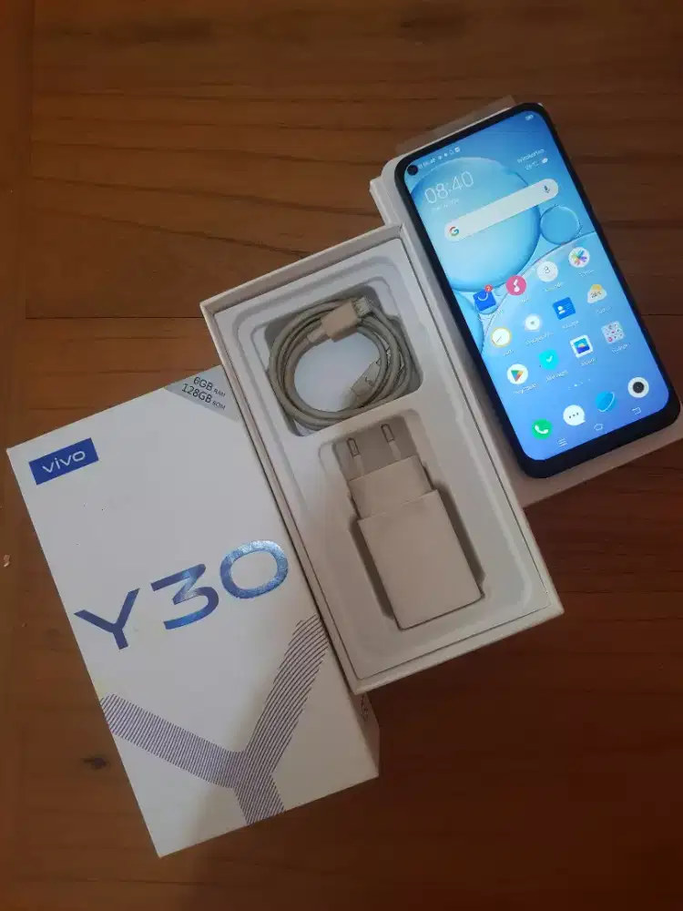Vivo y30 6/128 fullset ori varian tertinggi