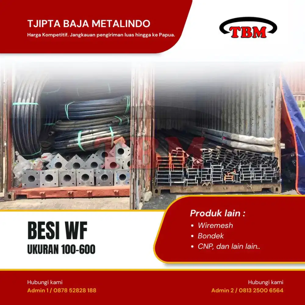 Besi WF 150 Panjang 12 meter SNI ready