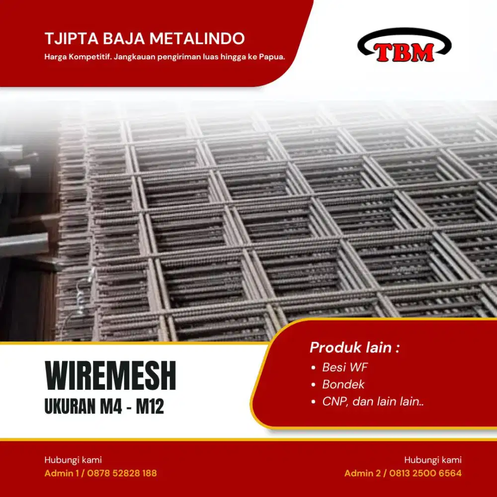 Wiremesh M8 SNI ready