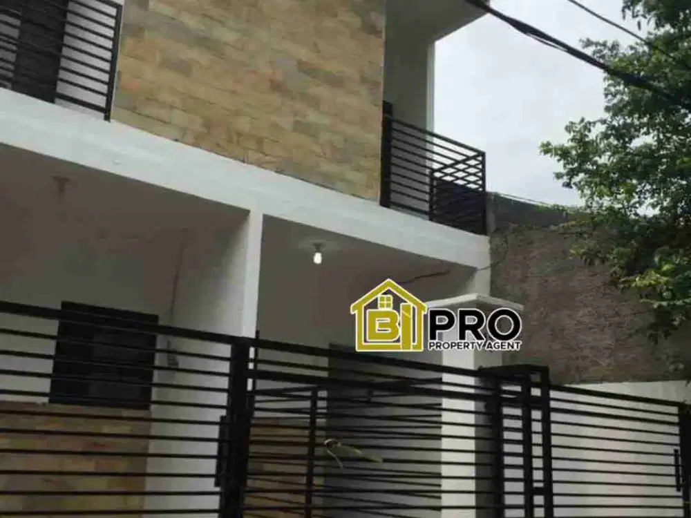 Rumah siap huni renovasi model kontrakan 2 pintu, metland cileungsi