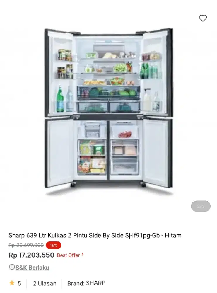 kulkas big size promo bisa cicilan syarat ktp tanpa dp