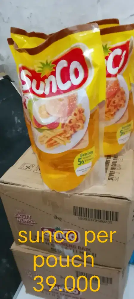 Minyak sunco 2 liter/karton