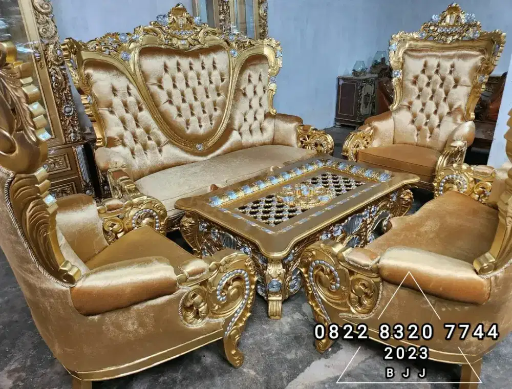 Kursi mewah rangka jati tpk