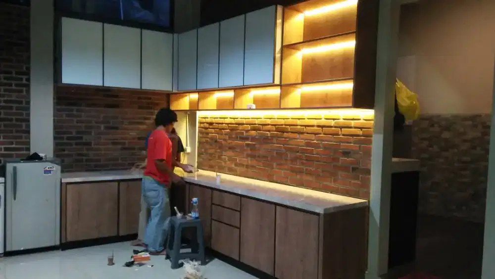 Terima jasa pembuatan furniture dn jasa pemasangan wpc panel dinding.j