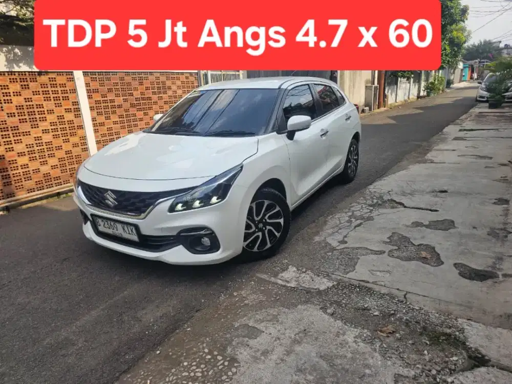 TDP 5 Jt Angs Termurah New Baleno 2022 Matic Putih Low Km Like New