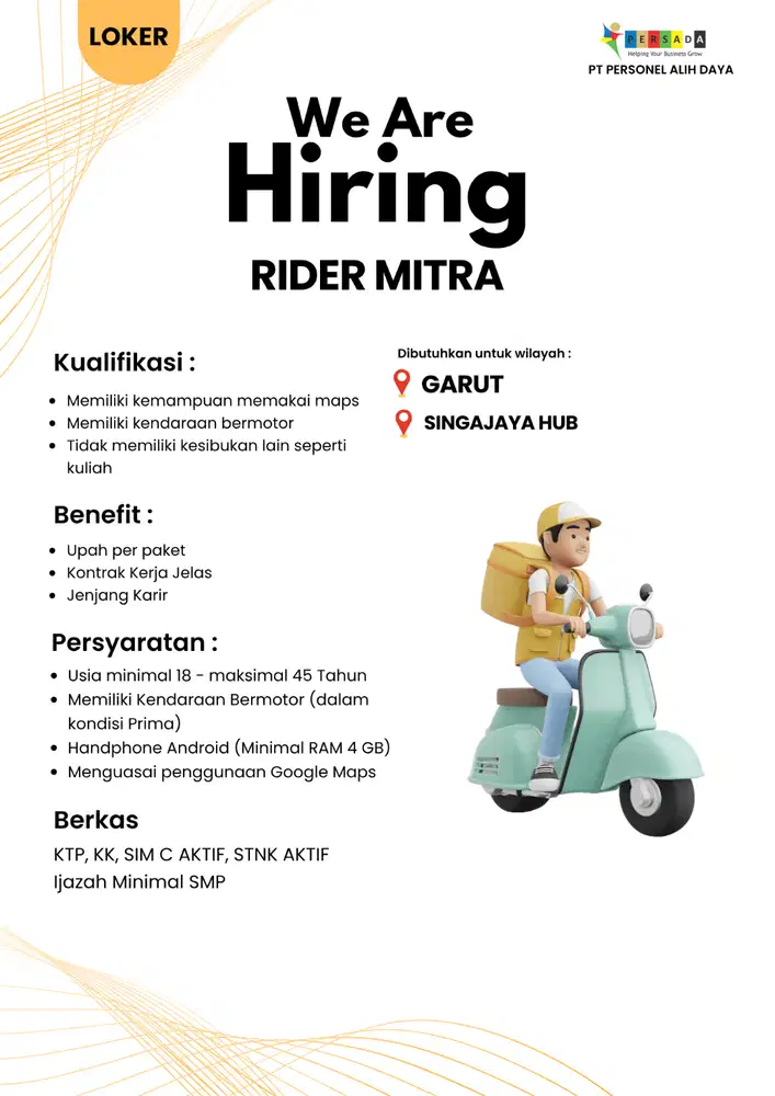 Mitra rider SINGAJAYA HUB
