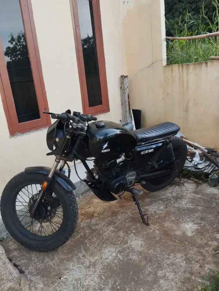 BRATCAFE/CAFFERACER BASIC GL 100 SS LENGKAP AKUR A/B