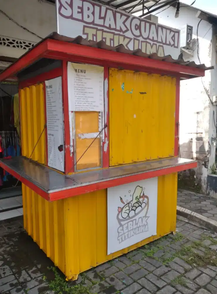 Gerobak / Booth, Uk. 130 cm x 150 cm Murah