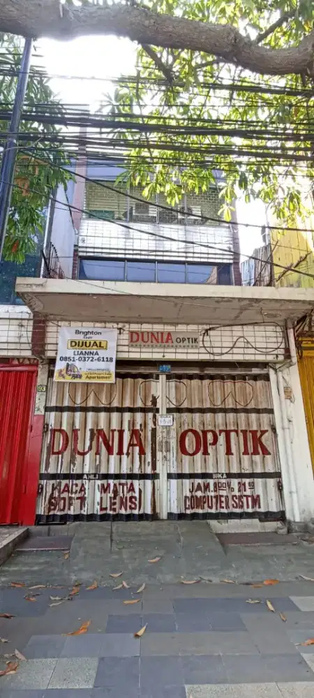 DIJUAL/DISEWAKAN RUMAH RUKO DI RAYA KERTAJAYA 3 LANTAI