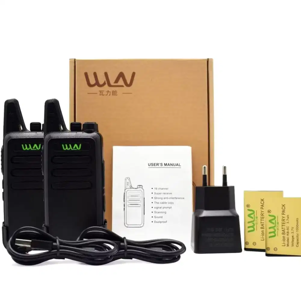 HT WLN C1 UHF Handy Talky Two Way Radio Black | Walkie Talkie 2 unit