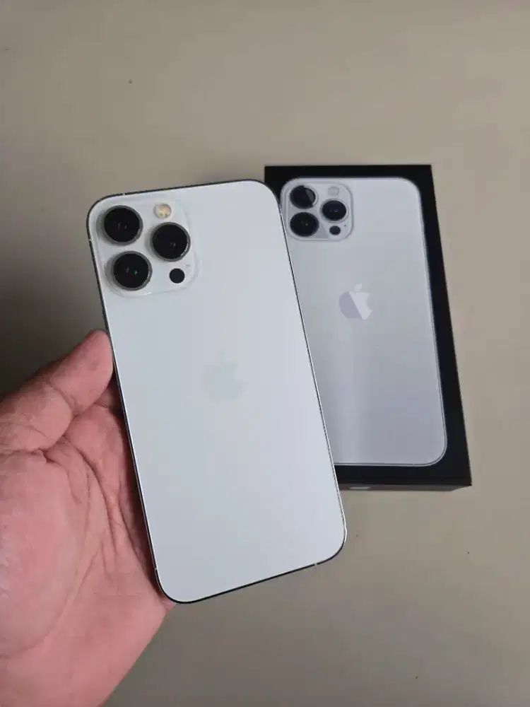 iPhone 13 Pro Max 128gb Silver Ibox Resmi Normal Murah Promax