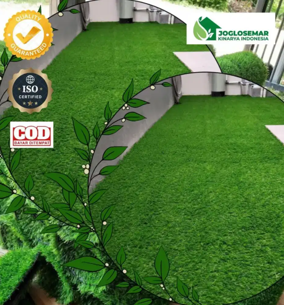 Berbagai jenis rumput dan drainage cell