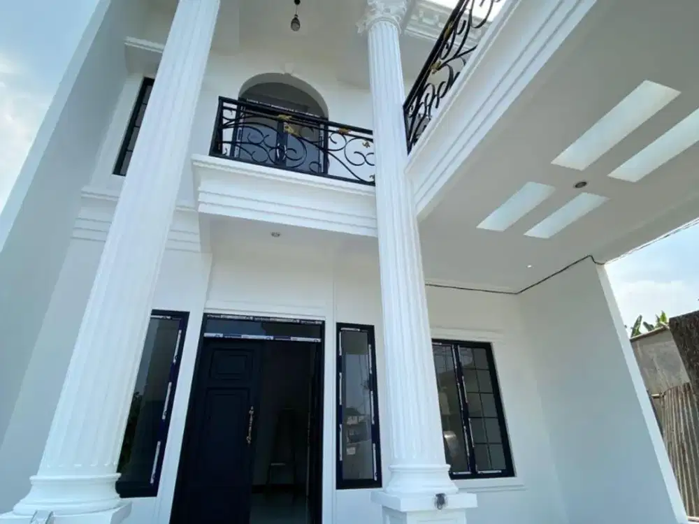 Dijual Rumah 2 Lantai Eropa Klasik Dekat Tol dan LRT Cibubur