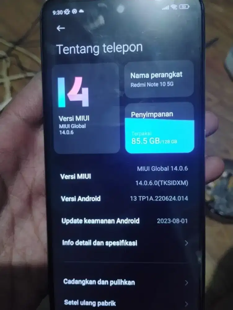 Xiaomi note 10s 5G only hp and charger.