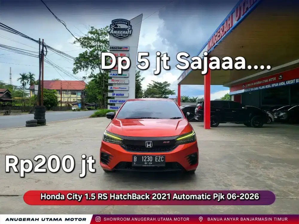 Dp5jt City RS Hatchback 2021 Automatoc Pjk06-2026