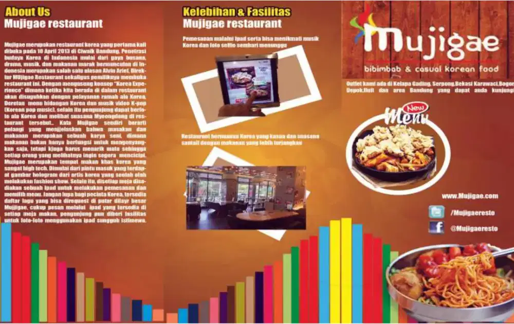 jasa desain gambar pamplet, bentuk stan dan liveri box roda penjualan