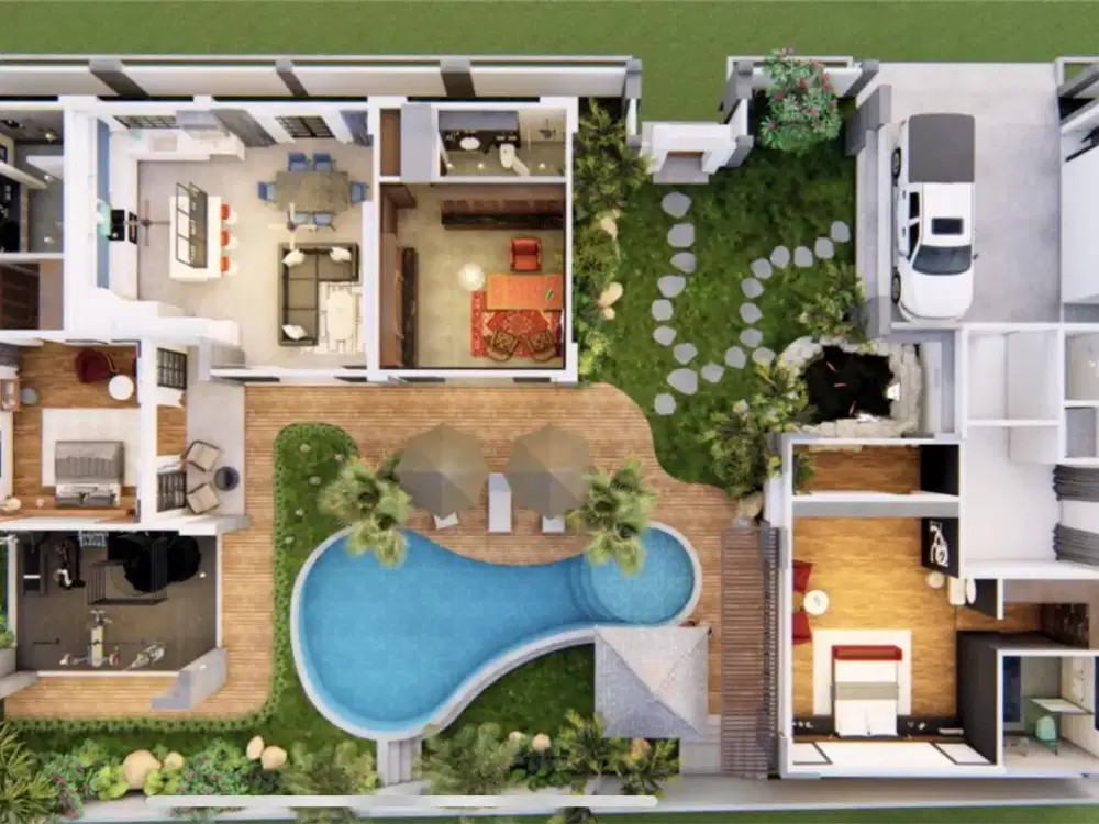 Villa project 90 percent done for sale. Could be finished in approximately a month.