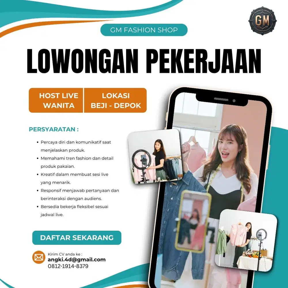 Host Live Streaming (Wanita)