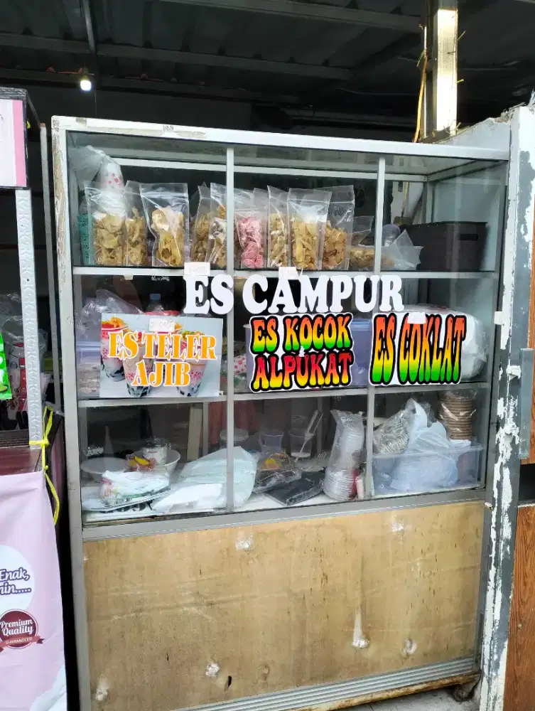 Jual etalase besar serbaguna