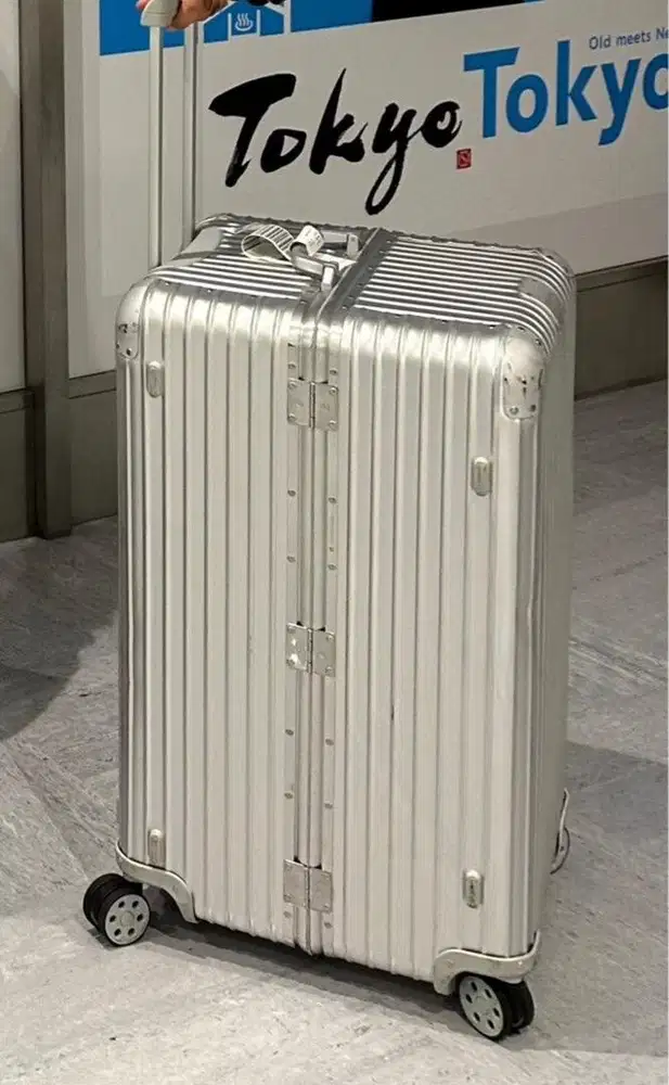 Rimowa Original Trunk XL Large Aluminium Suitcase Silver