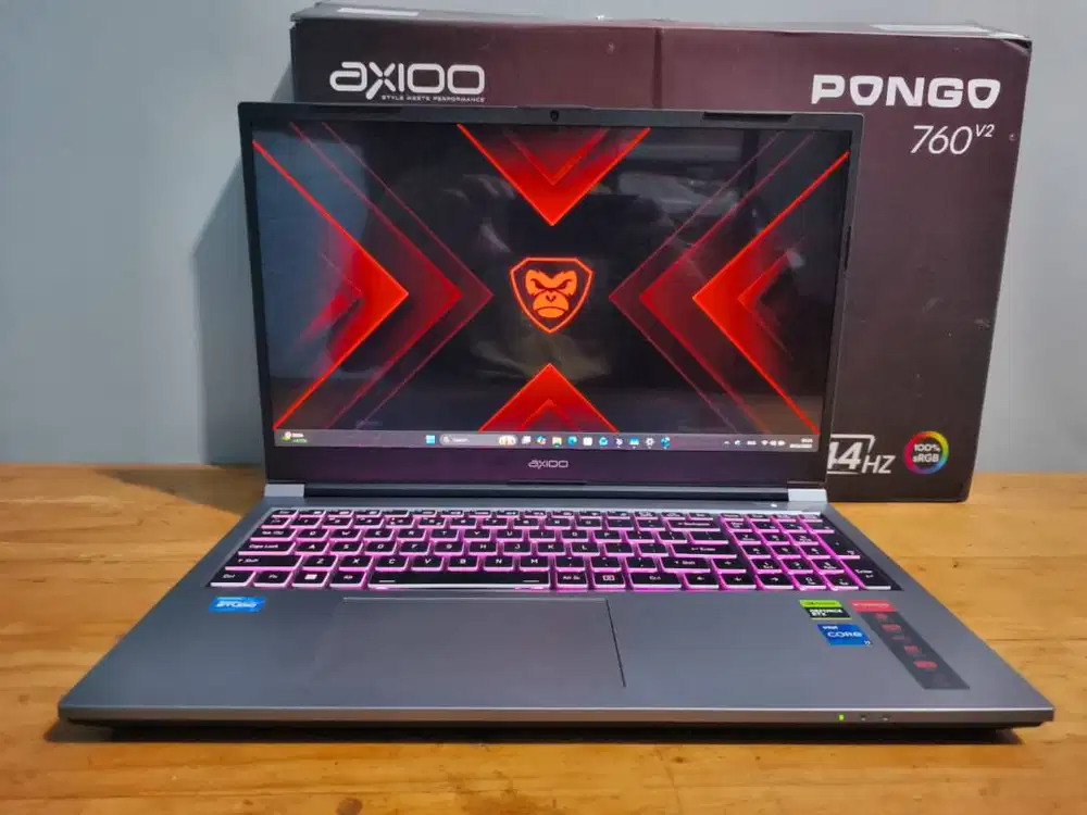 Axioo Pongo 760 V2 i7-13620H 32/1TB RTX 4060 8GB FHD 144Hz Garansi