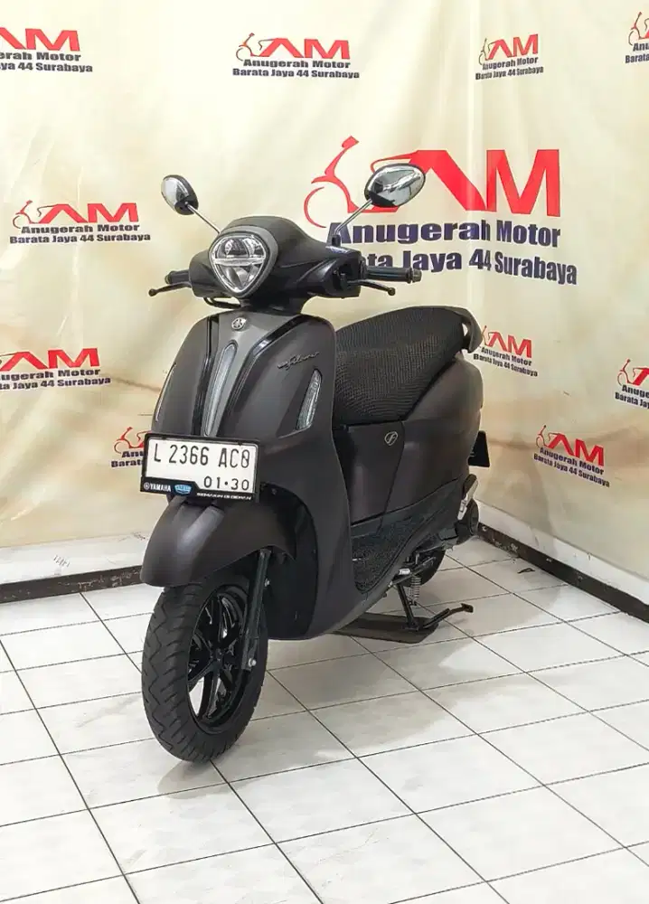 Km 1 Ribu Yamaha Filano Lux Tahun 2024 Coklat doff