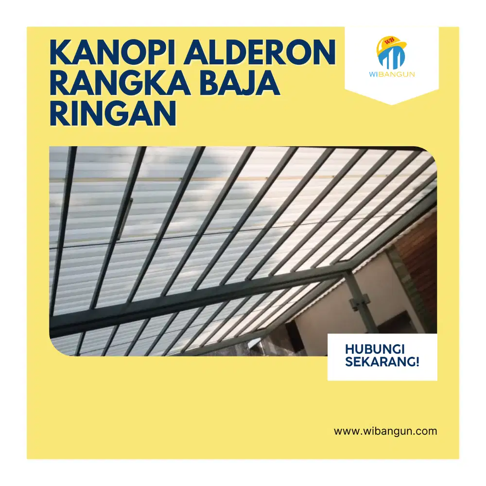 KANOPI ALDERON RANGKA BAJA RINGAN