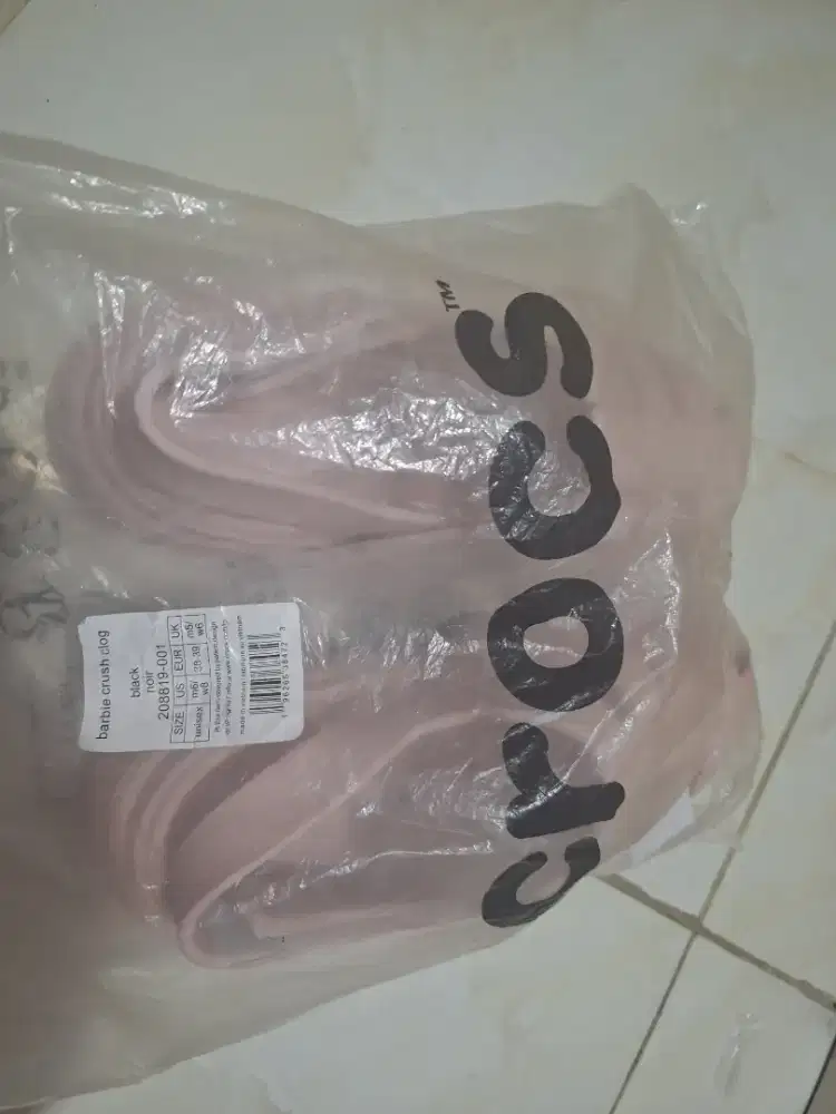 Baru Crocs Ori Cewe warna salem size 39