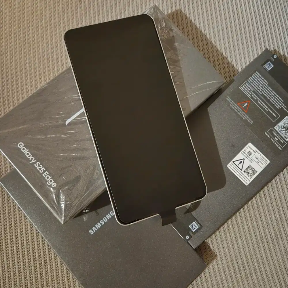SAMSUNG S25 EDGE 512GB SEIN GARANSI ON FULLSET TT IPHON