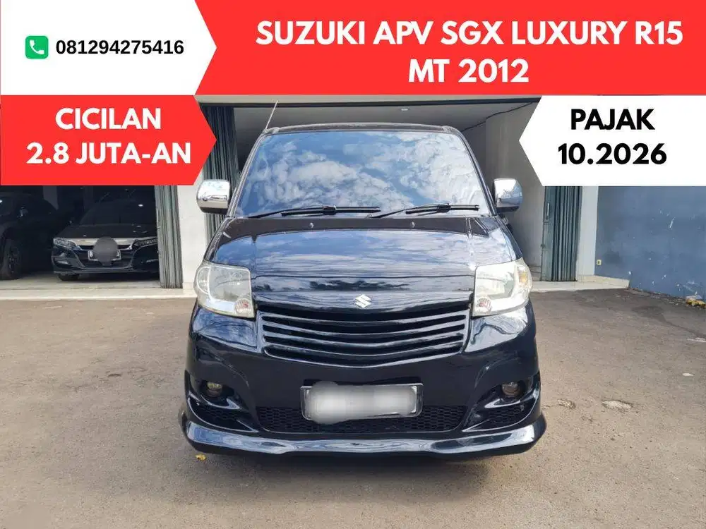 DP 4 JUTA Suzuki APV SGX Luxury MANUAL 2012