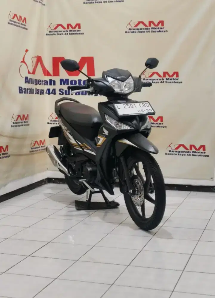 Km 1 Ribu New Supra x 125 fi tahun 2025 Hitam doff