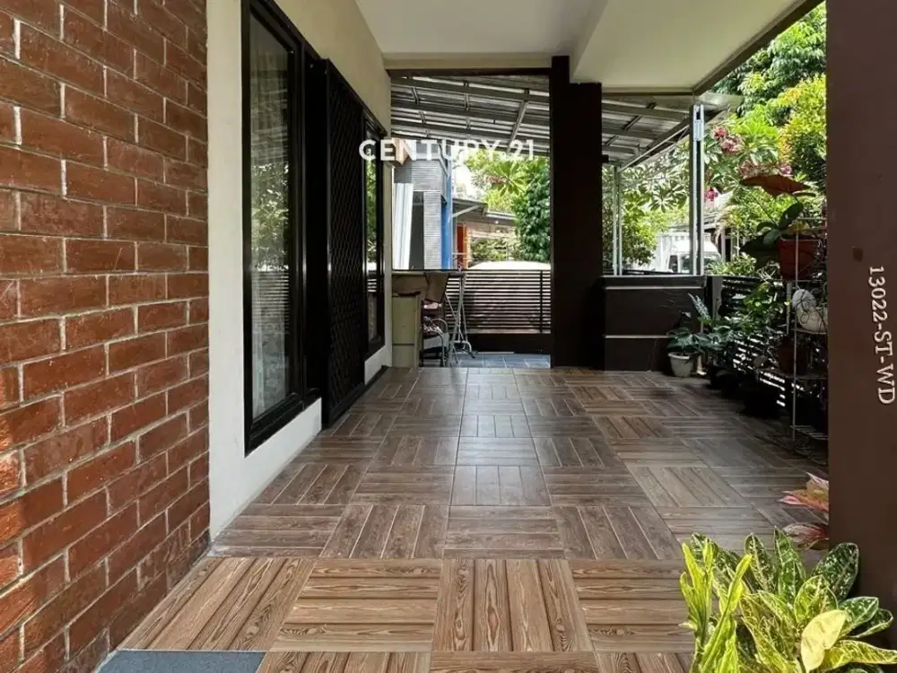 Dijual rumah 1,5 lantai, posisi hook & full furnished di Graha Bintaro