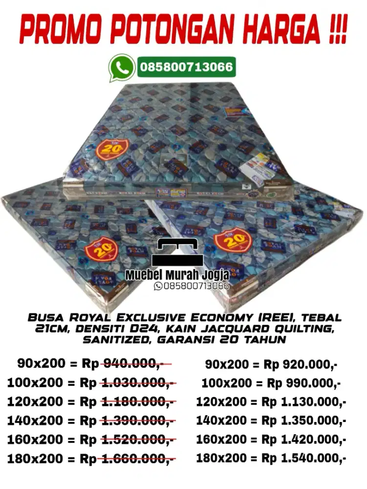 Promo busa royal ree garansi resmi 20th