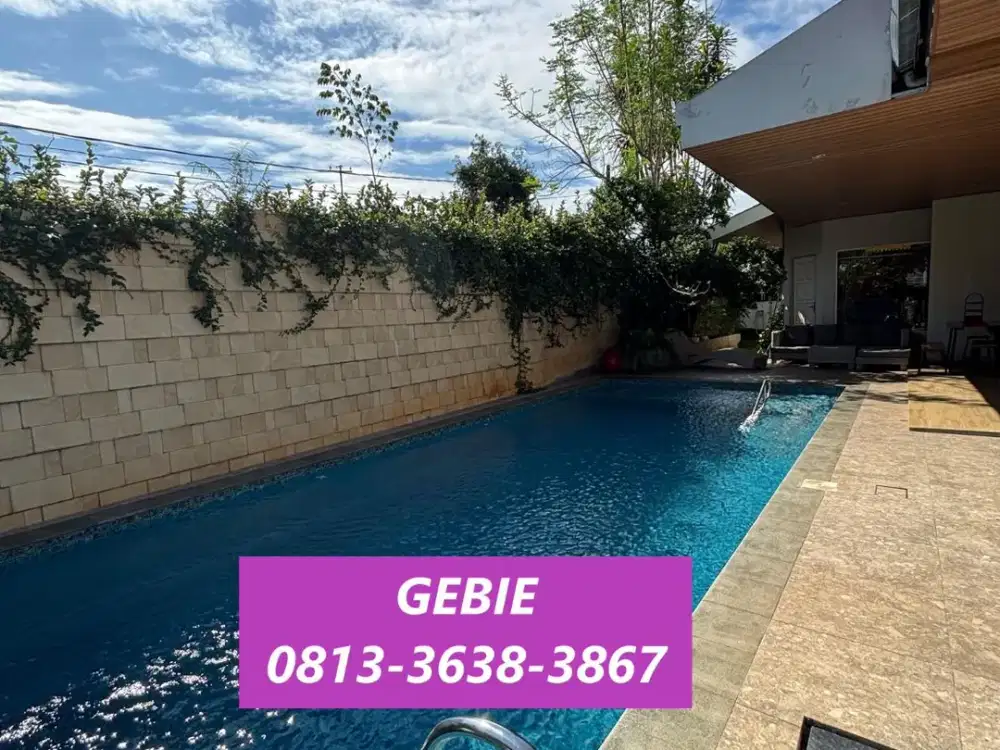 Dijual Rumah Mewah Furnished Inc Swimming Pool di Pesanggrahan PU-17352