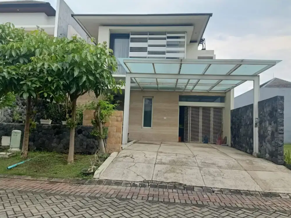 Jual Rumah Pakuwon Indah Surabaya Barat Siap Huni 2 Lantai