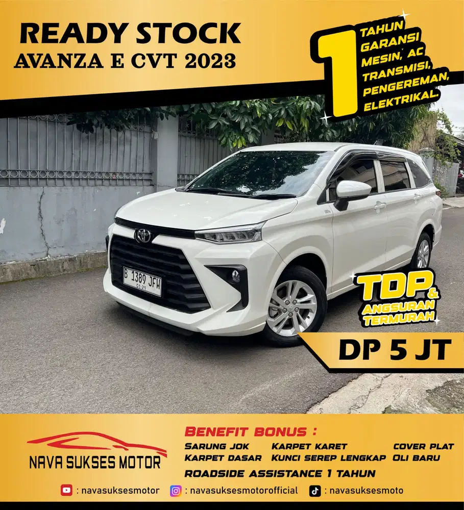 TDP 5 JUTA - AVANZA E CVT 2024