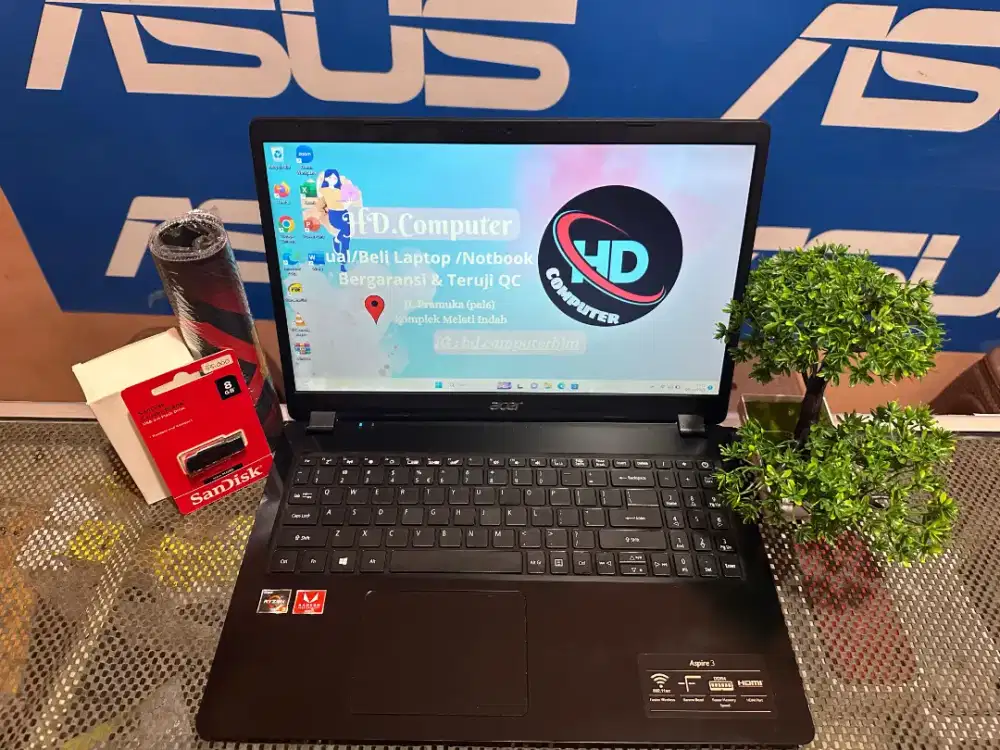 ACER ASPIRE 3 GAMING RAM 8GB AMD RYZEN FULLSET