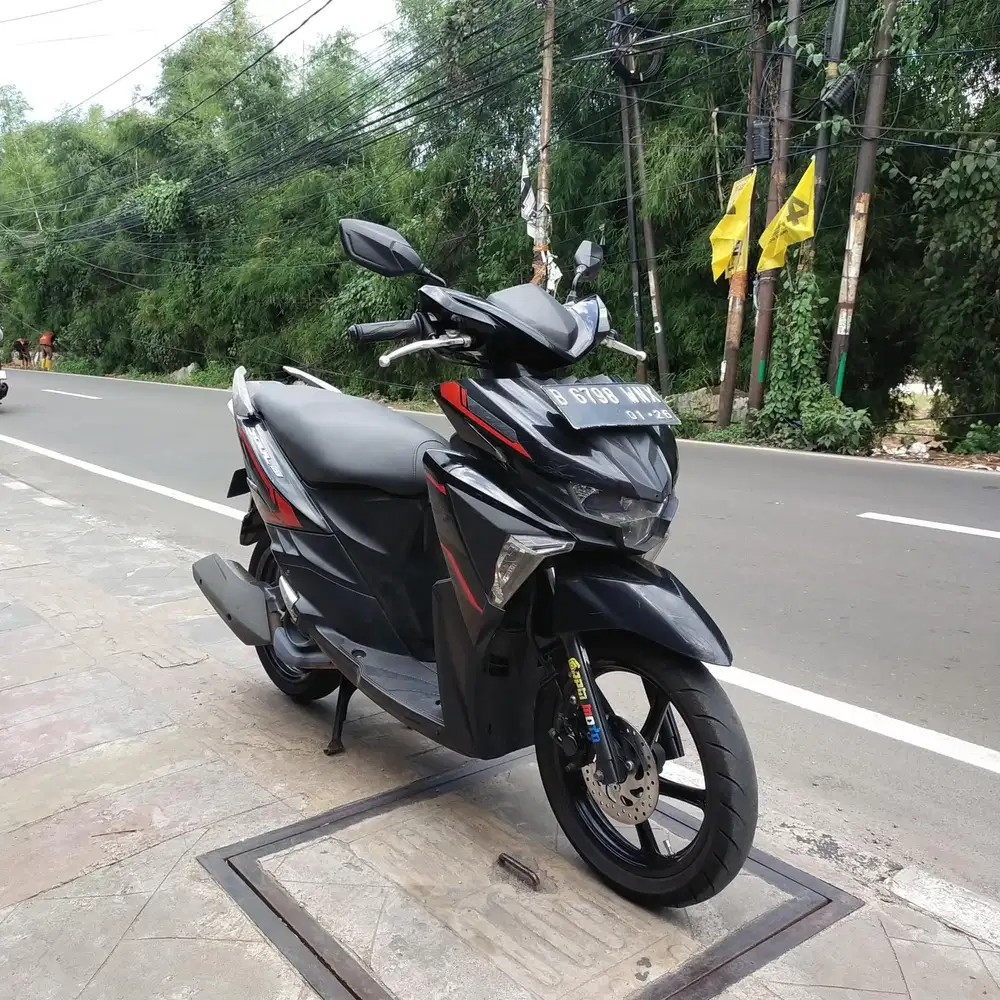 Yamaha Soul GT 2016 Hitam Mesin Cakep Bagus lengkap