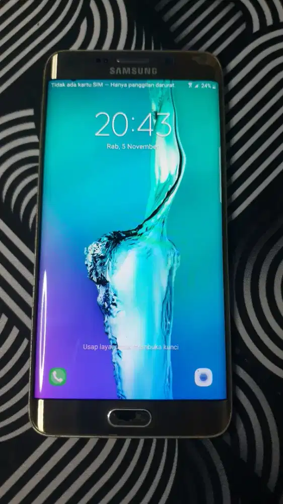 Dijual HP Samsung Galaxy S6 Edge Plus Batangan Wifi Only
