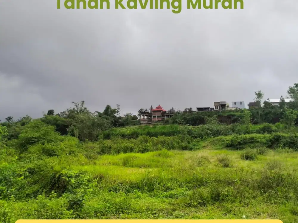 Tanah Kavling Murah area Wagir