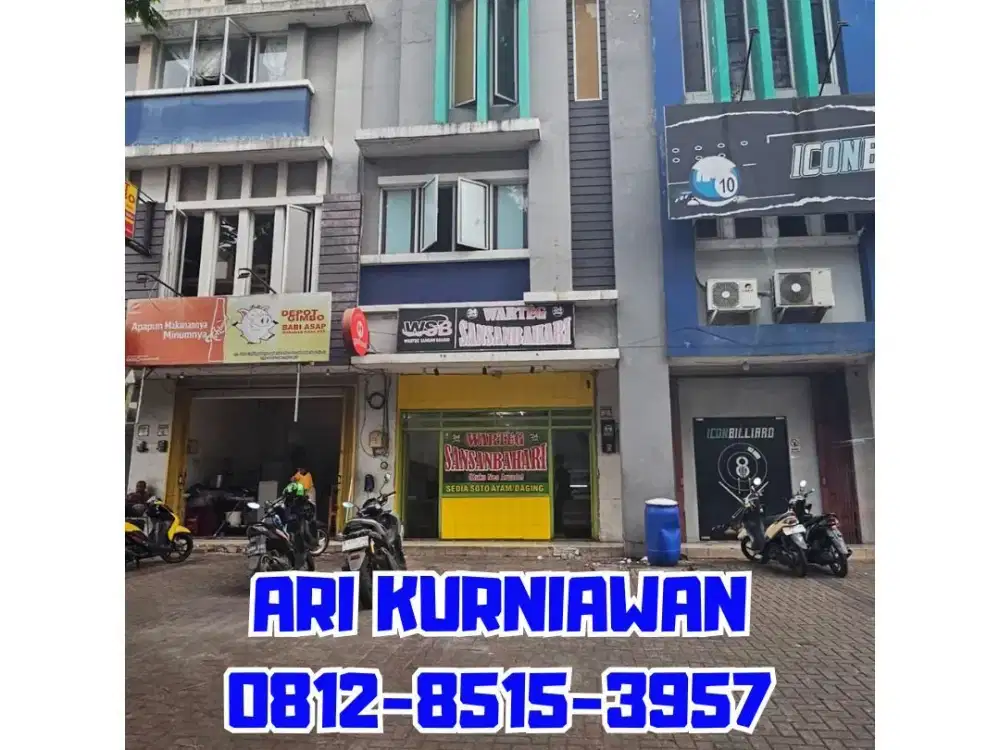 Dijual Ruko Neo Arcade blok 4,5X15 = 68 3LT Full Bangunan 5M Nego